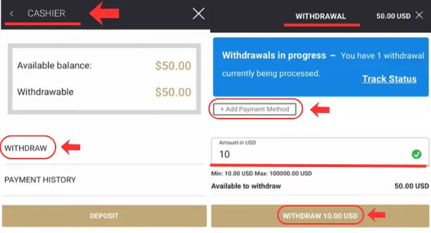 Withdraw